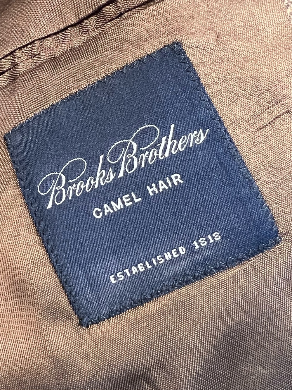 Brooks Brothers Blazer Camel Hair Brown men's 46R - Picture 3 of 11